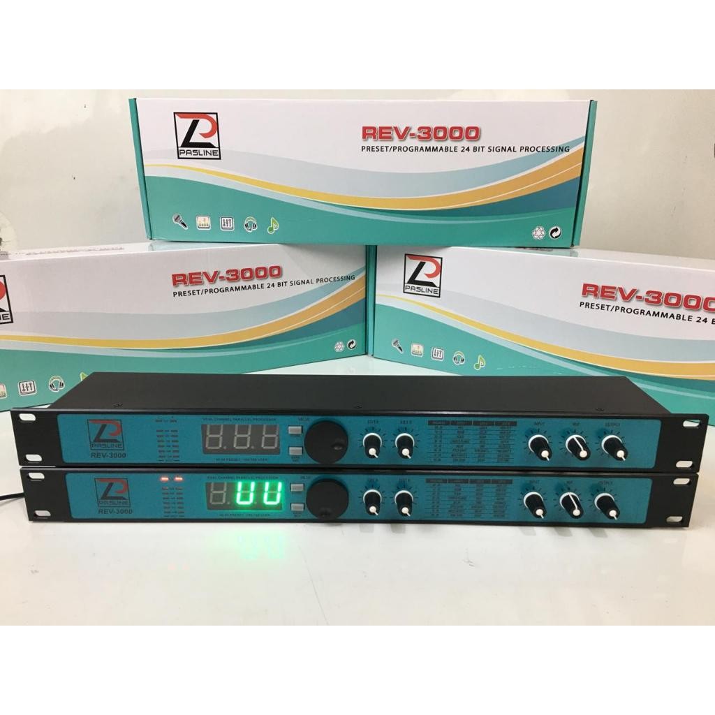 EFEK VOCAL PASLINE REVERB3000 REVERB 3000 /  REV-3000 ORIGINAL