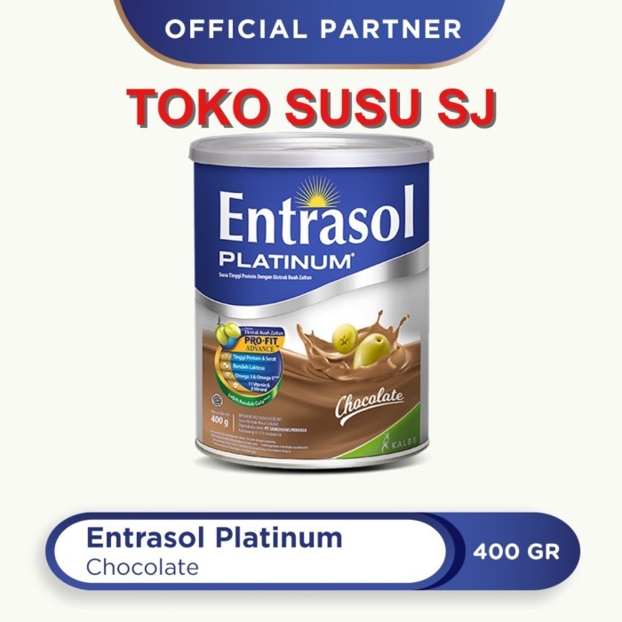 

[BIG SALE] ENTRASOL PLATINUM SENIOR COKLAT 400 GRAM/400GR