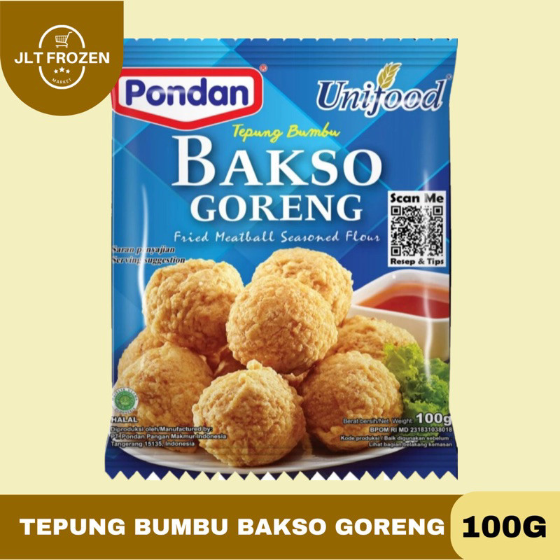 

Pondan Tempung Bumbu Bakso Goreng / Baso Goreng Tepung Premix Instan - 100g
