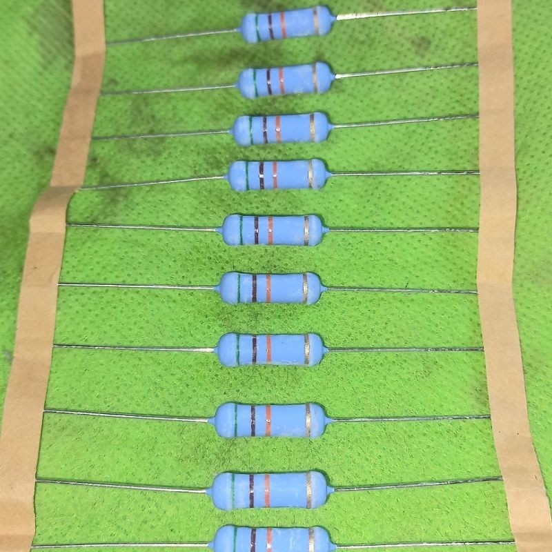 resistor 51k 3w uniohm original japan R 51 K kilo 3 watt w 3watt 3wat F Fajar elektro 2