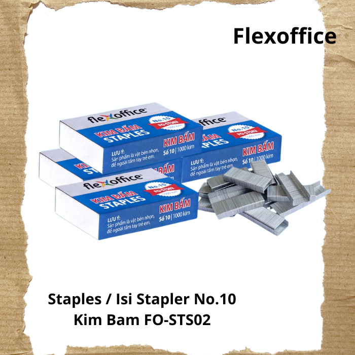 

Flexoffice Staples / Isi Stapler Kim Bam No.10 - FO-STS02