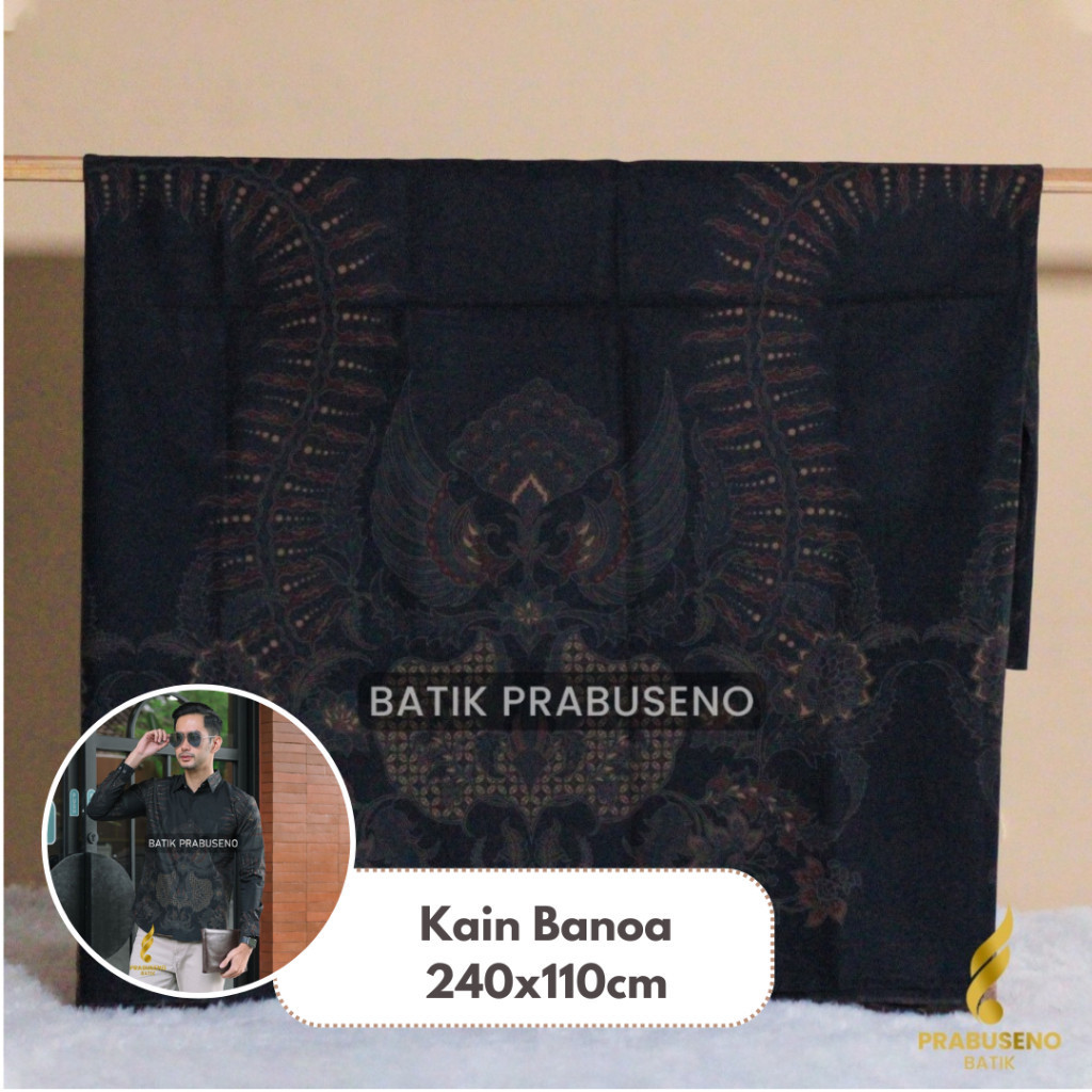 BANOA Kain Bahan  Meteran  Wanita Pria Premium Halus Motif Elegan Modern  Terbaru Katun Solo Etnik C