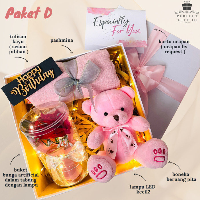 

[[BEST]]Terlaris Kado Ulang Tahun Hampers Hijab Hadiah Lebaran Kado Lebaran Hijab - Paket D, No Lampu Kecil2