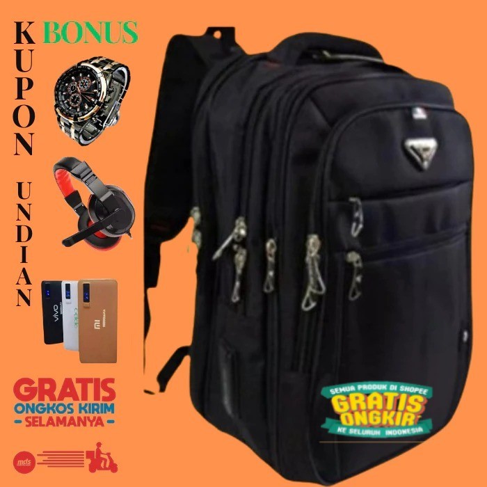 BBL / ( GRATIS 3 HADIAH ) Tas Ransel Polo Milano Tas Polo - Backpack Polo Tas Rangsel Pria Wanita Ta