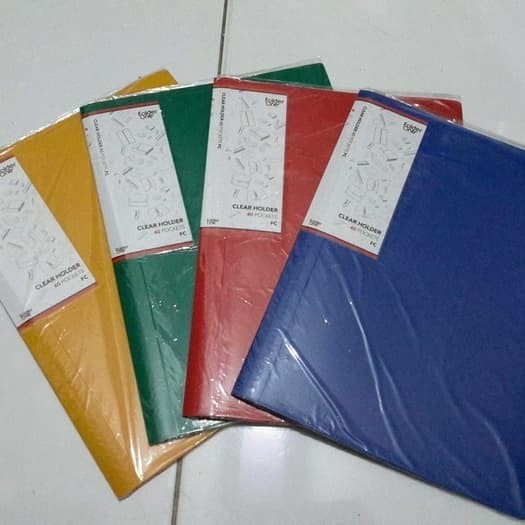 

[NEW] Map Clear Holder Folder One F4 ( isi 60 lbr ) - Biru