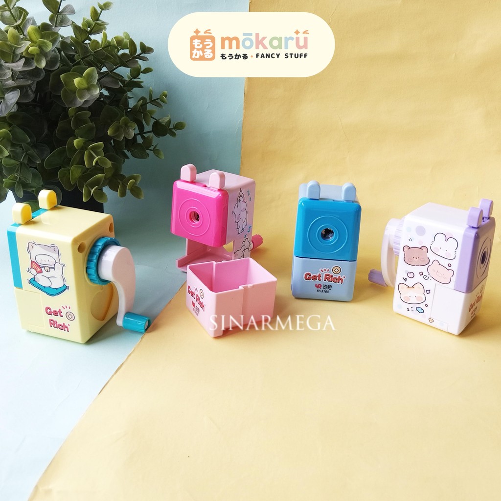 

Fancy Serutan Meja YP-5105 Get Rich Rautan Putar Murah