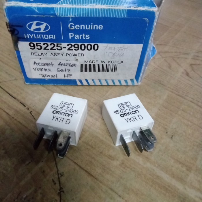 Relay Assy power Hyundai Accent, Verna , Trajet 95225 29000 berkualitas