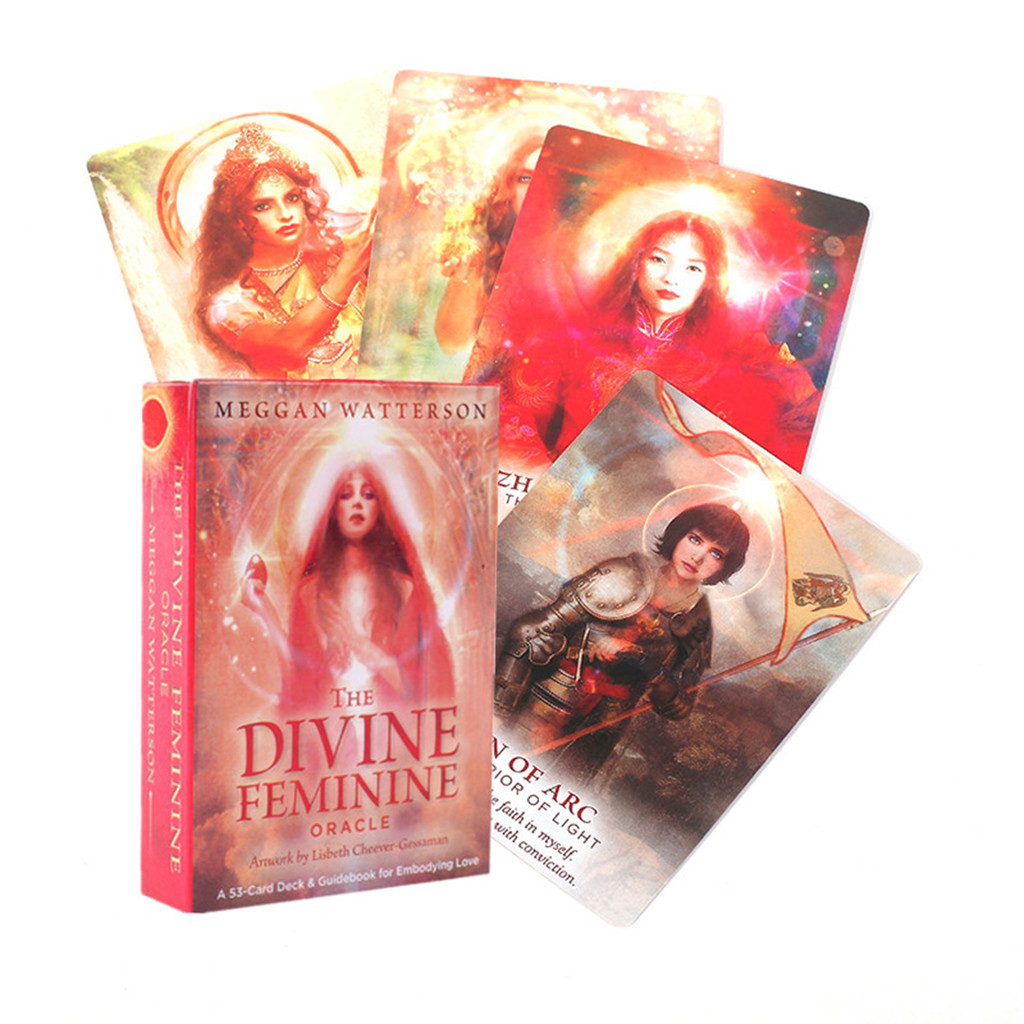 

Divine Feminine Deck Cards Games English Vesion Friend Party Board Game Divination Fate Oracle Tarot Cards