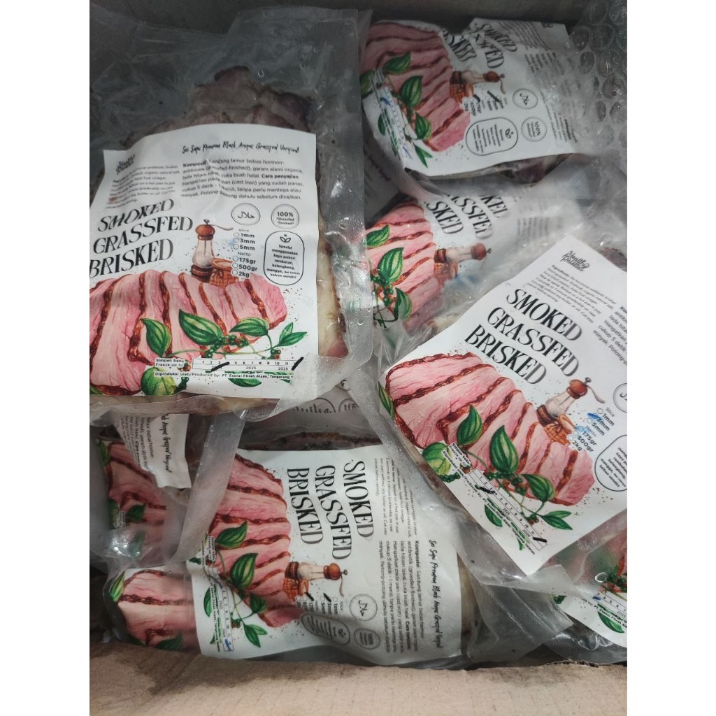 

Healthy Palette Smoked Grassfed Brisked | Daging Asap | Smoked Beef
