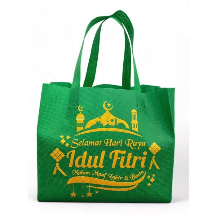 

TAS SPUNBOND GOODIE BAG HAMPERS LEBARAN IDUL FITRI KUE KOTAK HT8