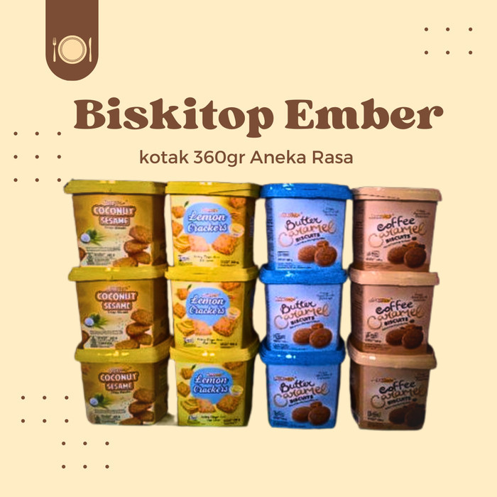 

Biskitop Ember Kotak 360gr Aneka Rasa / Biskuit Spesial Lebaran - Black&Cherry