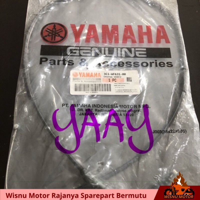 3C1 KABEL GAS CABLE THROTTLE TALI YAMAHA MOTOR VIXION OLD LAMA