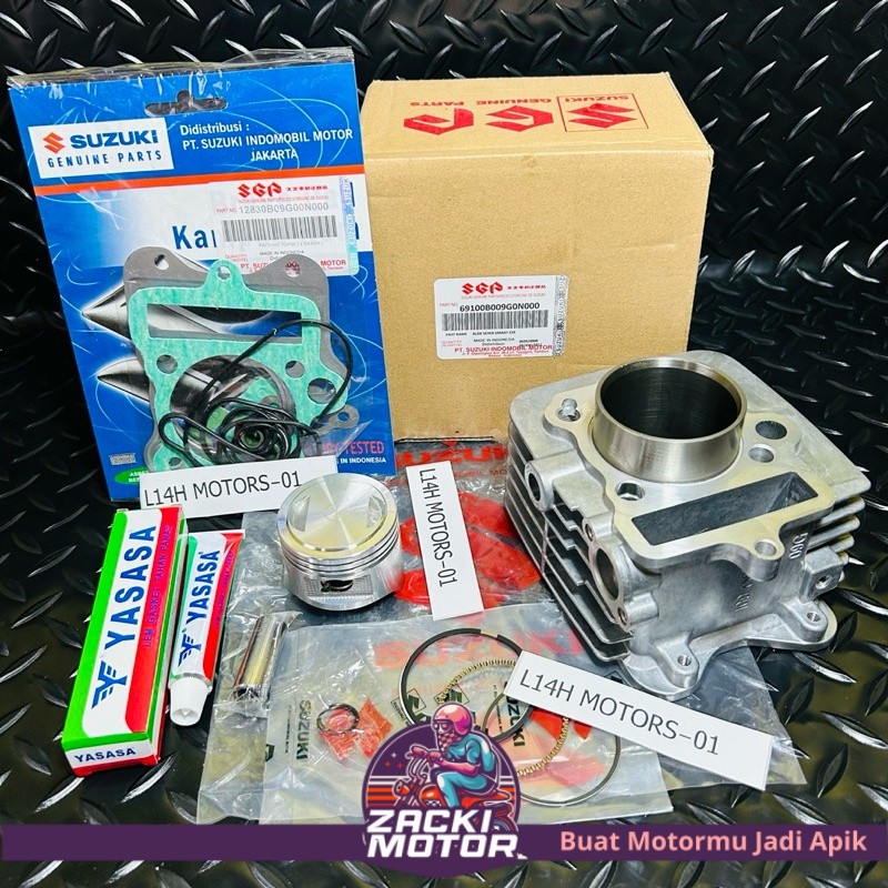 Blok seher+Topset+Lem Suzuki Smash 110/Smash Lama 110cc/Smash new