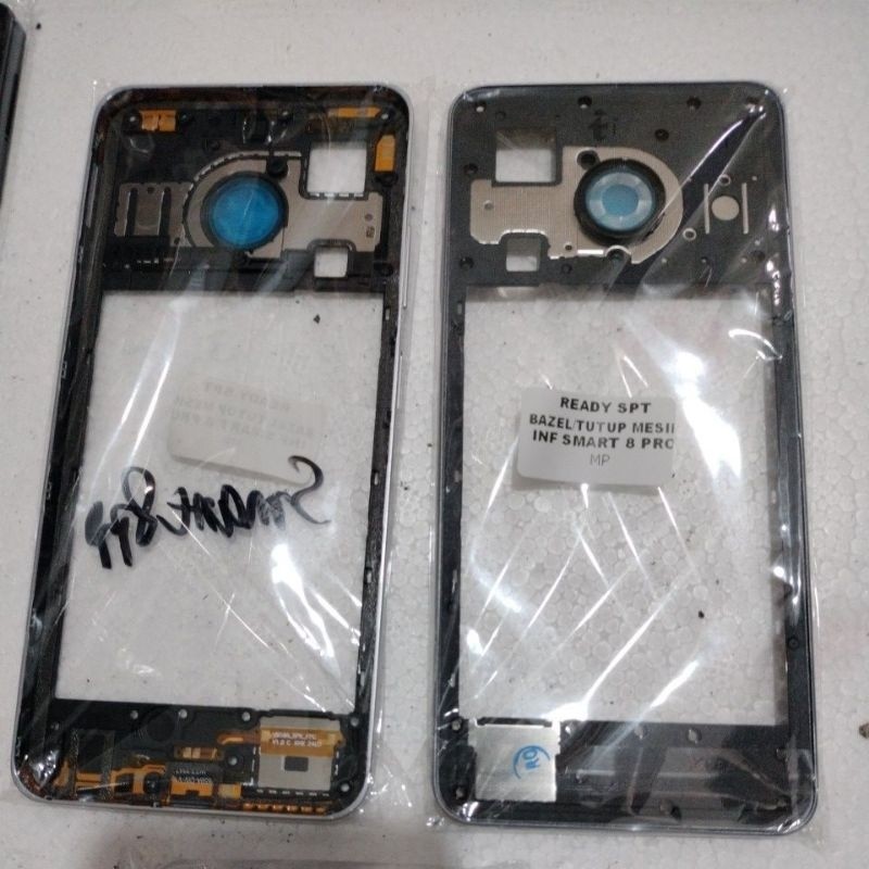 bezzel tutup mesin tulang tengah INFINIX SMART 8 PRO/SMART 8PRO