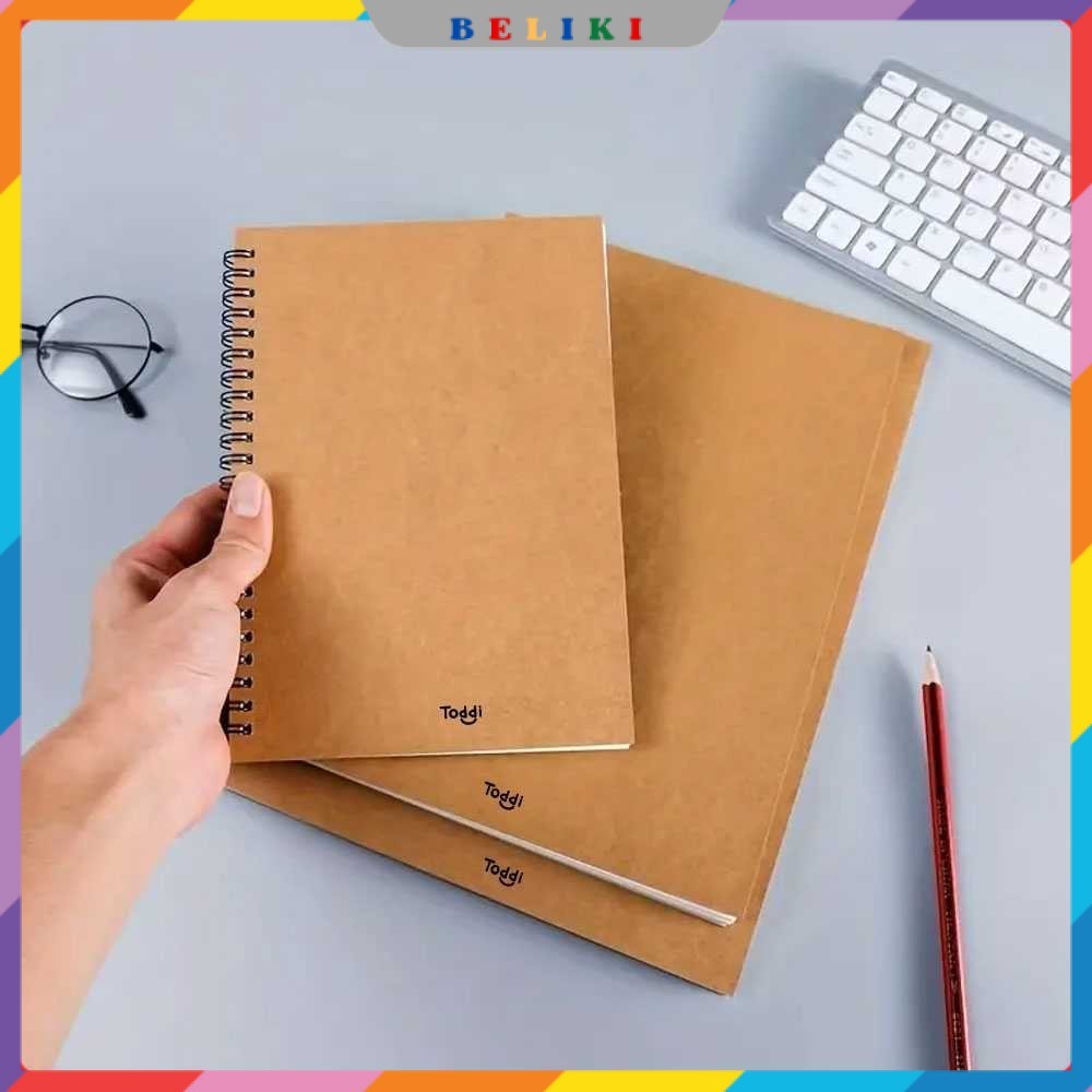 

Toddi Buku Jurnal Softcover Notebook Diary 68GSM 100 Halaman - TD6