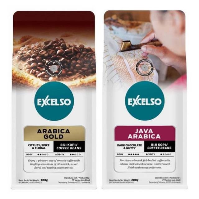 

Excelso arabica gold atau Java arabica bubuk 200 gram - ABH