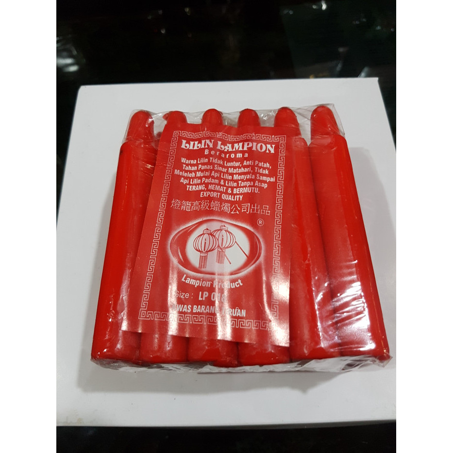 lilin puja/lilin merah batangan