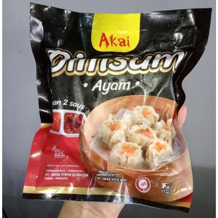 

Dimsum Siomay Ayam Premium AKAI 250g frozen pack food makanan beku 250 gram