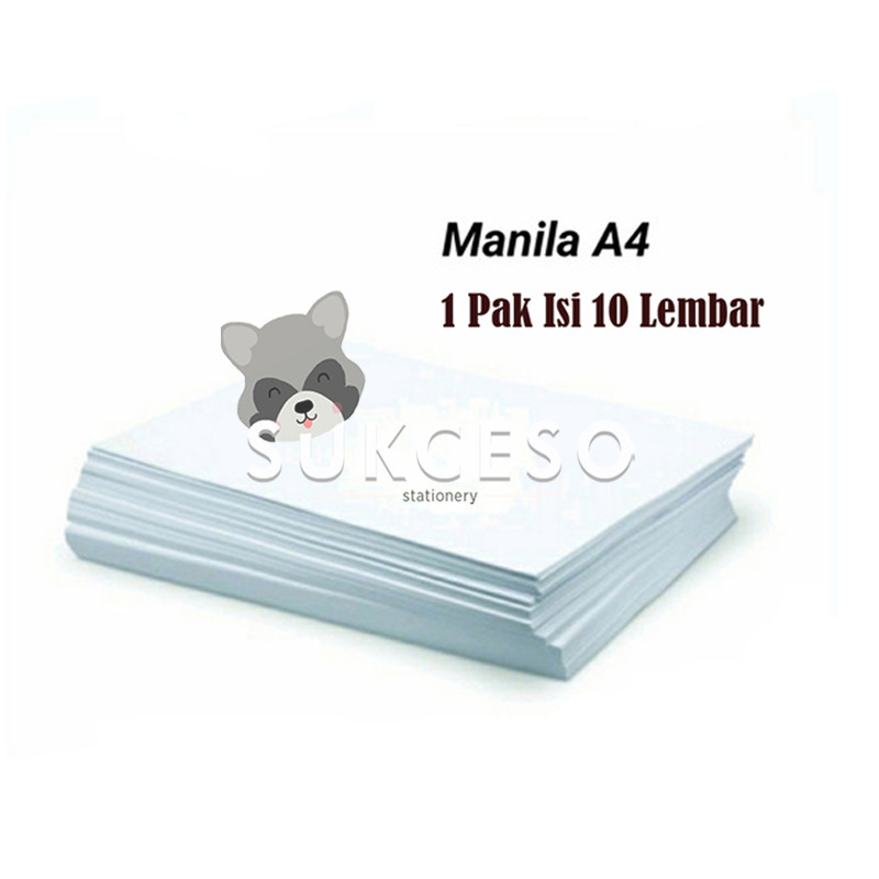 

Karton Manila Putih Ukuran A4 / Karton Putih A4