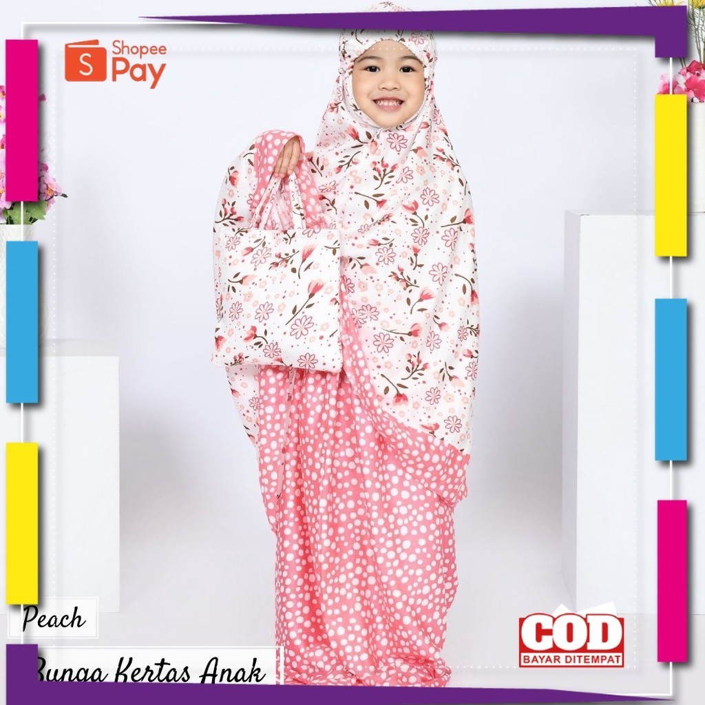 RAMADHAN SALE // Mukena Balita untuk Anak TK Usia 3-5 tahun I Mukena Murah I Mukenah Travel Bali Ray