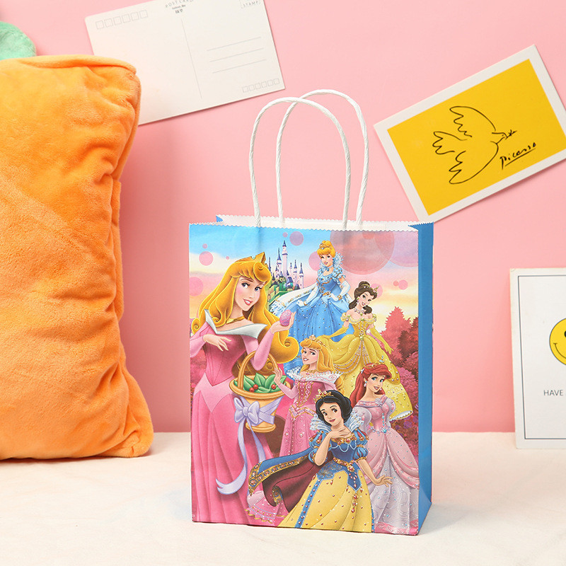 

PAPER BAG GODDIE BAG TAS KADO HADIAH PESTA ULANG TAHUN MOTIF PRINCESS SNOW WHITE CINDERELLA