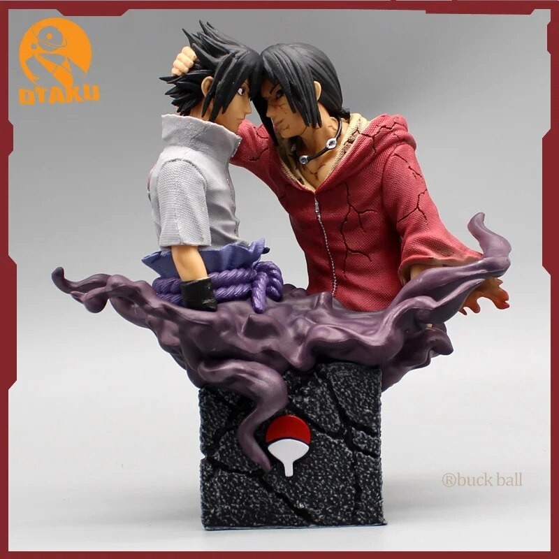 17cm NARUTO Busts Figure Anime GK Brotherhood Reconciliation Uchiha Itachi Uchiha Sasuke Action Figu