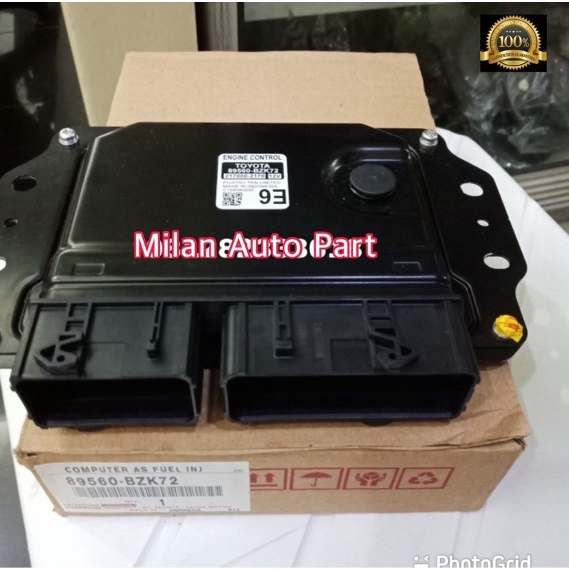 Ecu computer Engine control unit Avanza Veloz Xenia vvti 89560-BZK72 Original Asli