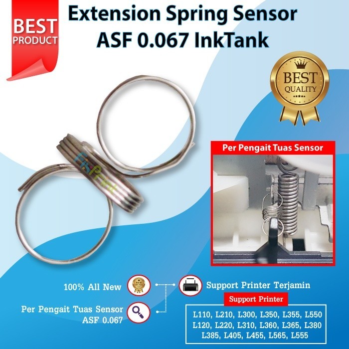 Extension Spring 067 Per Pengait Tuas Sensor Epson L110 L120 L121 L210 L220 L300 L310 L350 L355 L360