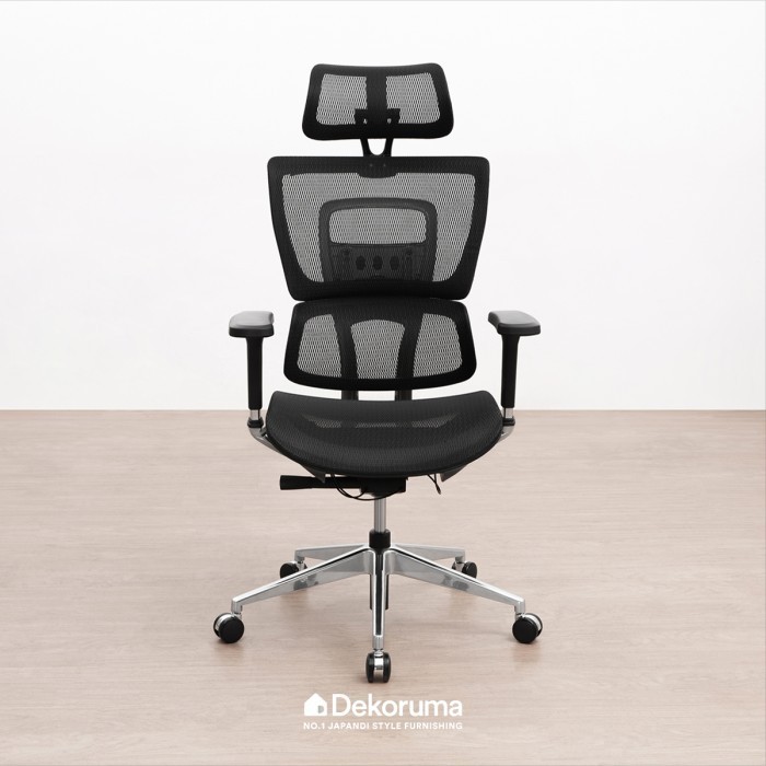 Dekoruma ALPHA Kursi Kantor Manager Ergonomis / Kursi Kerja Mesh Empuk Nyaman / Office Chair / Kursi