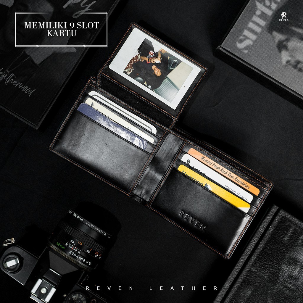 Dompet Pria Original Branded 100% Panjang Kulit Simple Simpel Xavier Wallet Dompet Remaja Laki Laki 