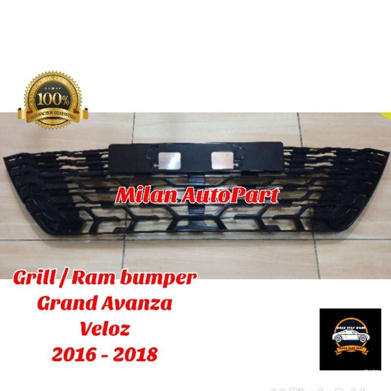 Grill lidah ram bumper bemper Grand Avanza Veloz 2016 2017 2018 ASLI