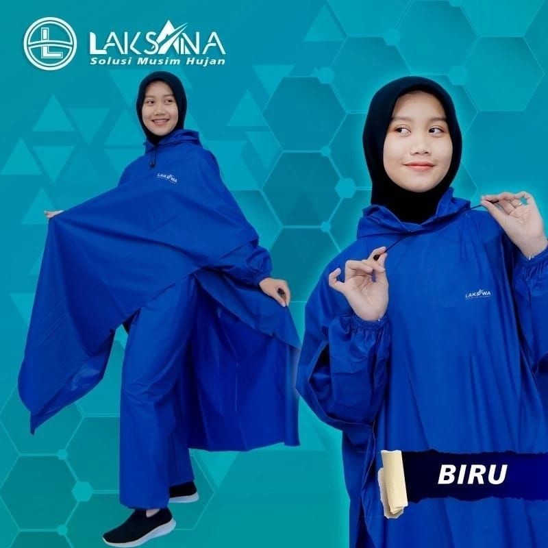 JAS HUJAN KELELAWAR MANTEL PONCO+CELANA PRIA WANITA BYLAKSANA _KRM