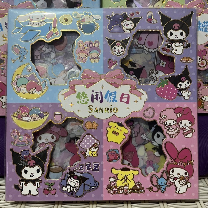 

STIKER KARAKTER SANRIO LUCU WATERPROOF DEKORASI JURNAL SATUAN (1PC)