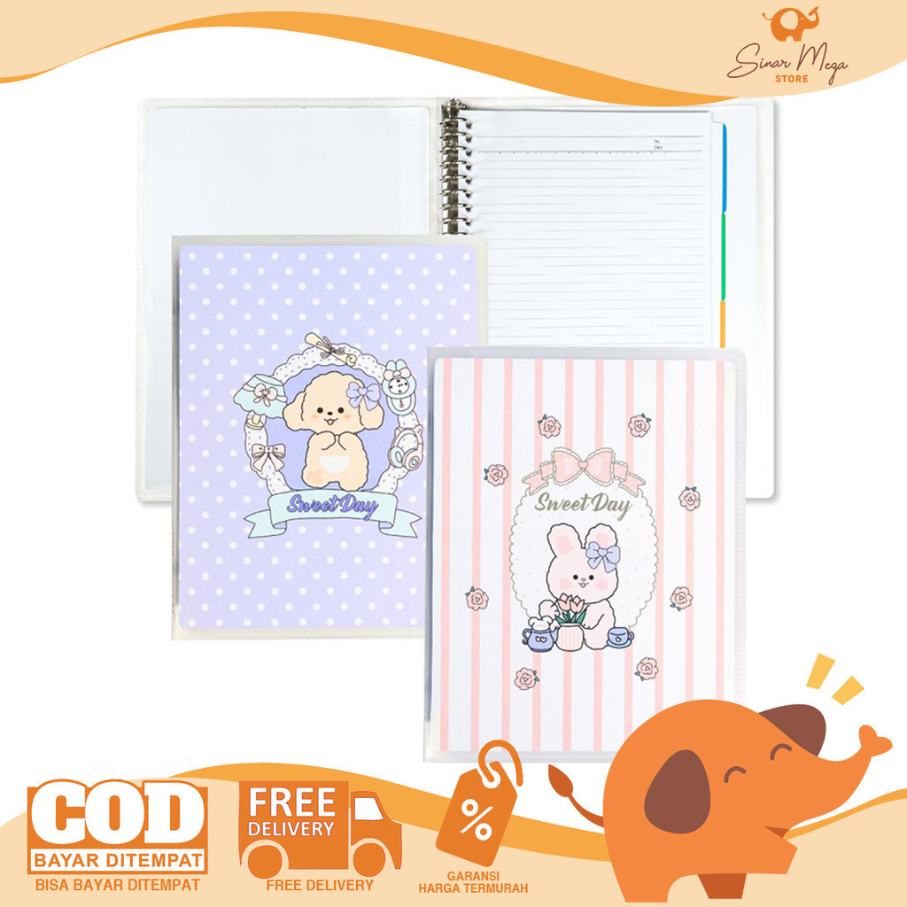 

Joyko Binder Note B5-TSSD-147 Sweet Day / Buku Binder B5 Loose Leaf Motif Lucu