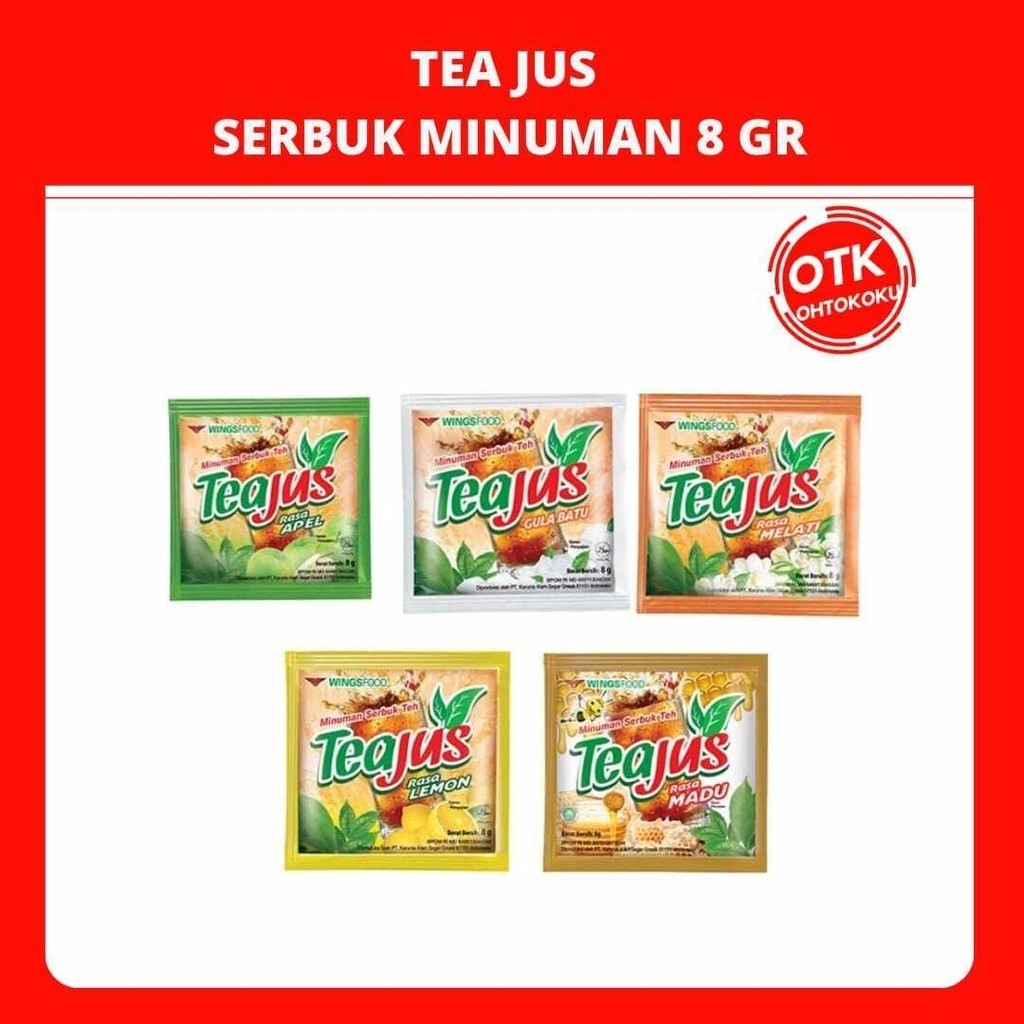

TEA JUS SERBUK MINUMAN 8GR X 10 SACHET