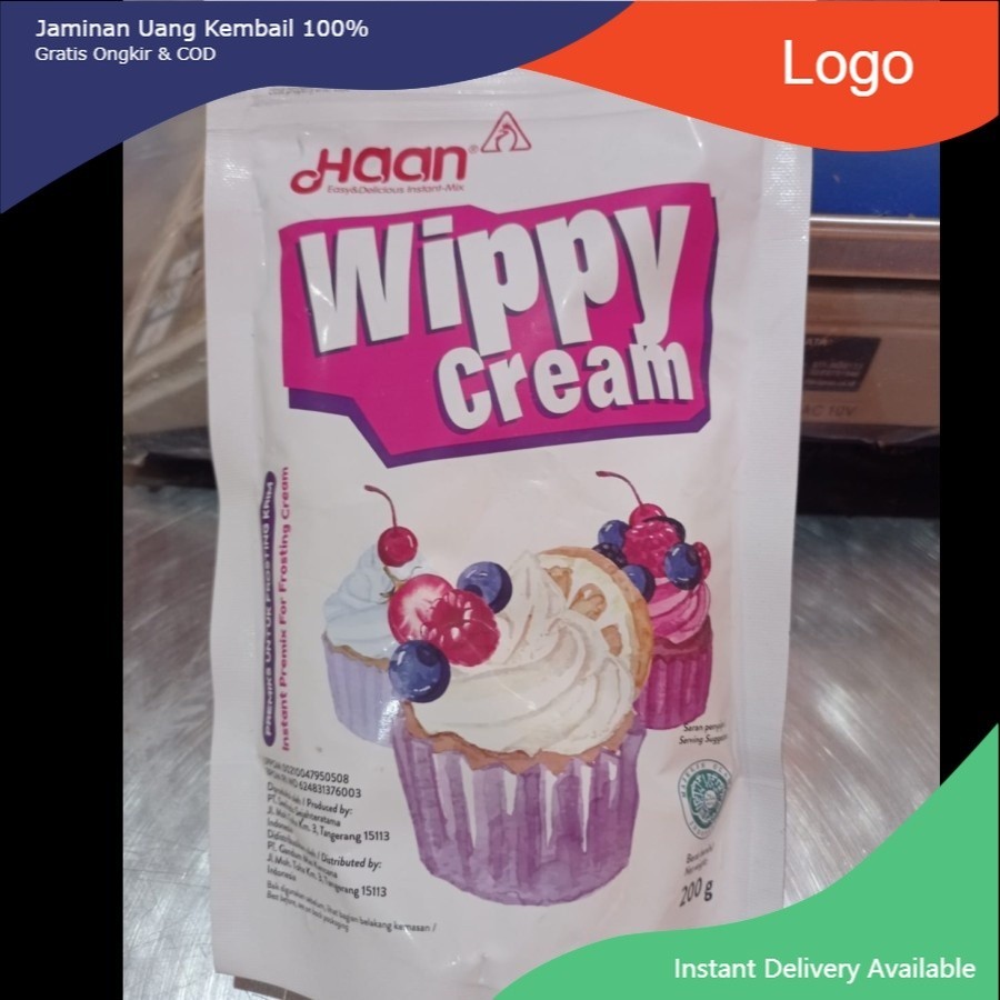 

Haan Wippy Cream POUCH - 200 GRAM