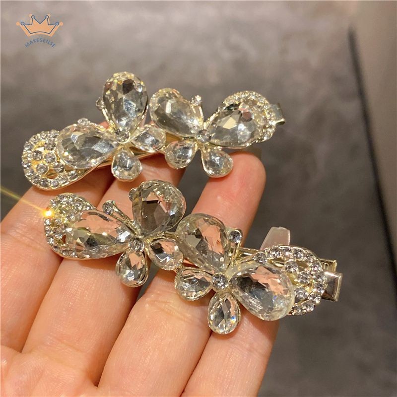 

Jepit Rambut Kupu-kupu Jepit Rambut Berlian Imitasi Temperamen Jepit Rambut Gadis Lucu MK