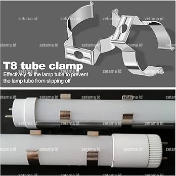 Klem T8/T5 Klip Lampu TL Led T8/T5 Clamp