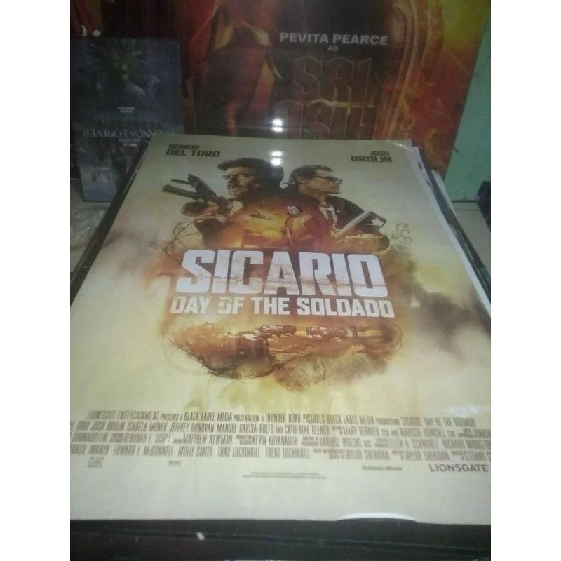 Original Poster Film Bioskop Sicario Day of of the Soldado Official One Sheet