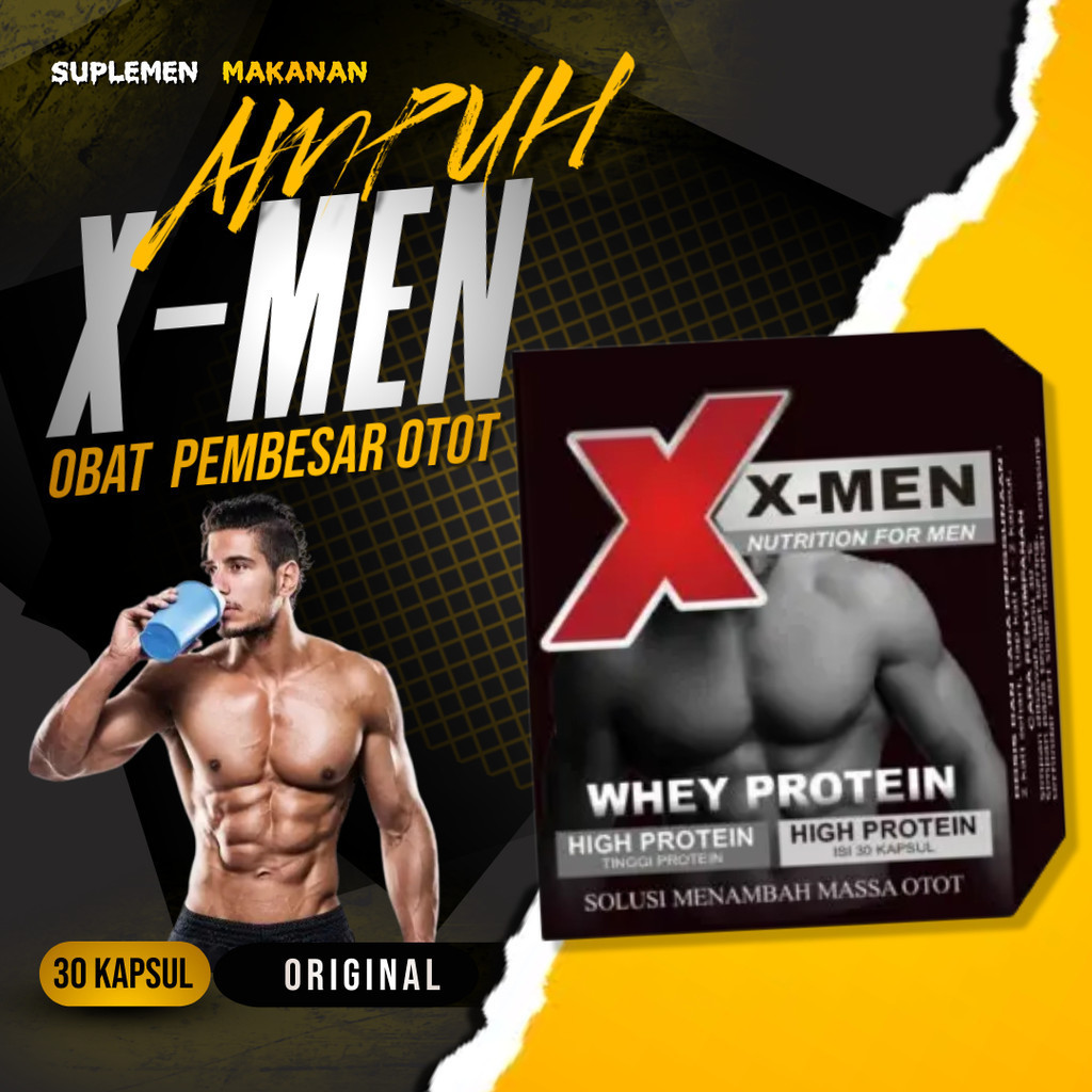 X MEN - Pembesar otot badan tanpa gym pembesar otot badan pria Pembesar otot tangan penambah massa o