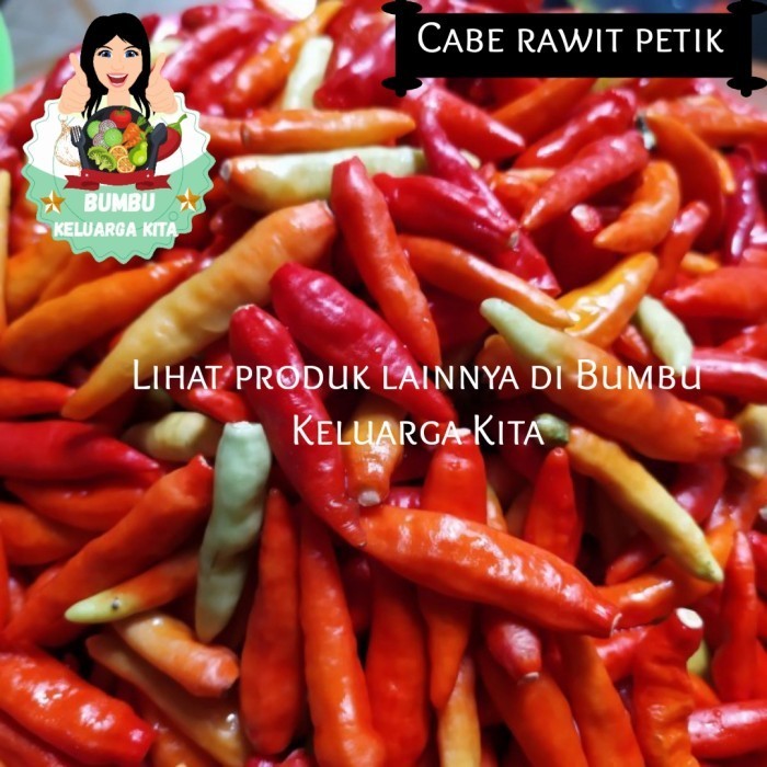 Cabe rawit merah 1 kg petik gratis giling