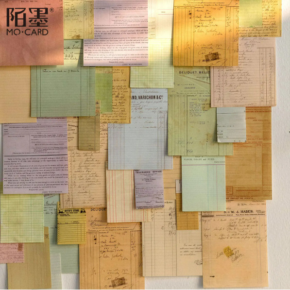 

RB 100 Pcs Scrapbook Kit Journalling Material Paper Kertas Vintage Craft