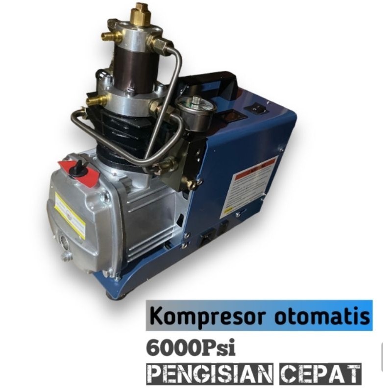 kompresor pcp automatis 6000Psi(Pompa listrik udara)