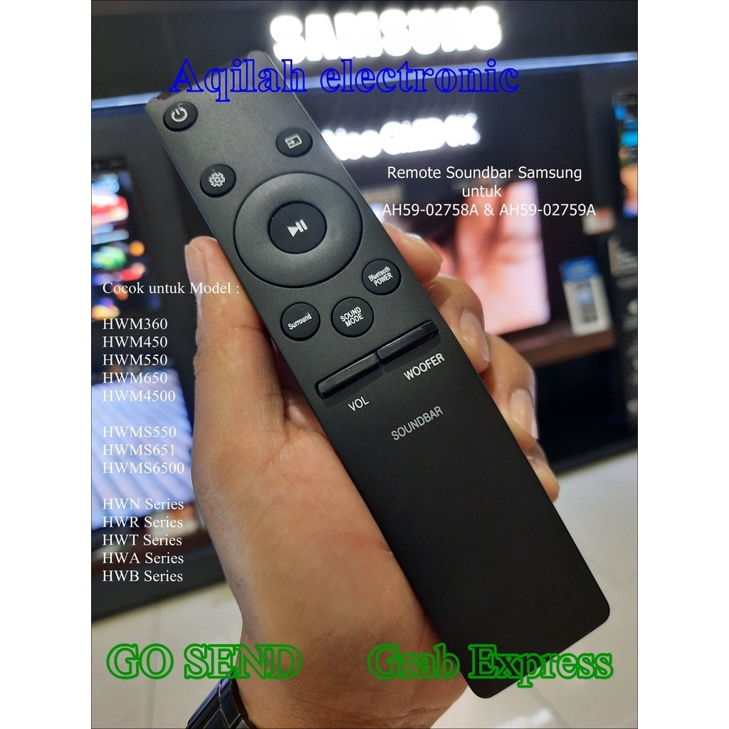 Remote Soundbar Samsung Grade original AH59-02758A & AH59-02759A