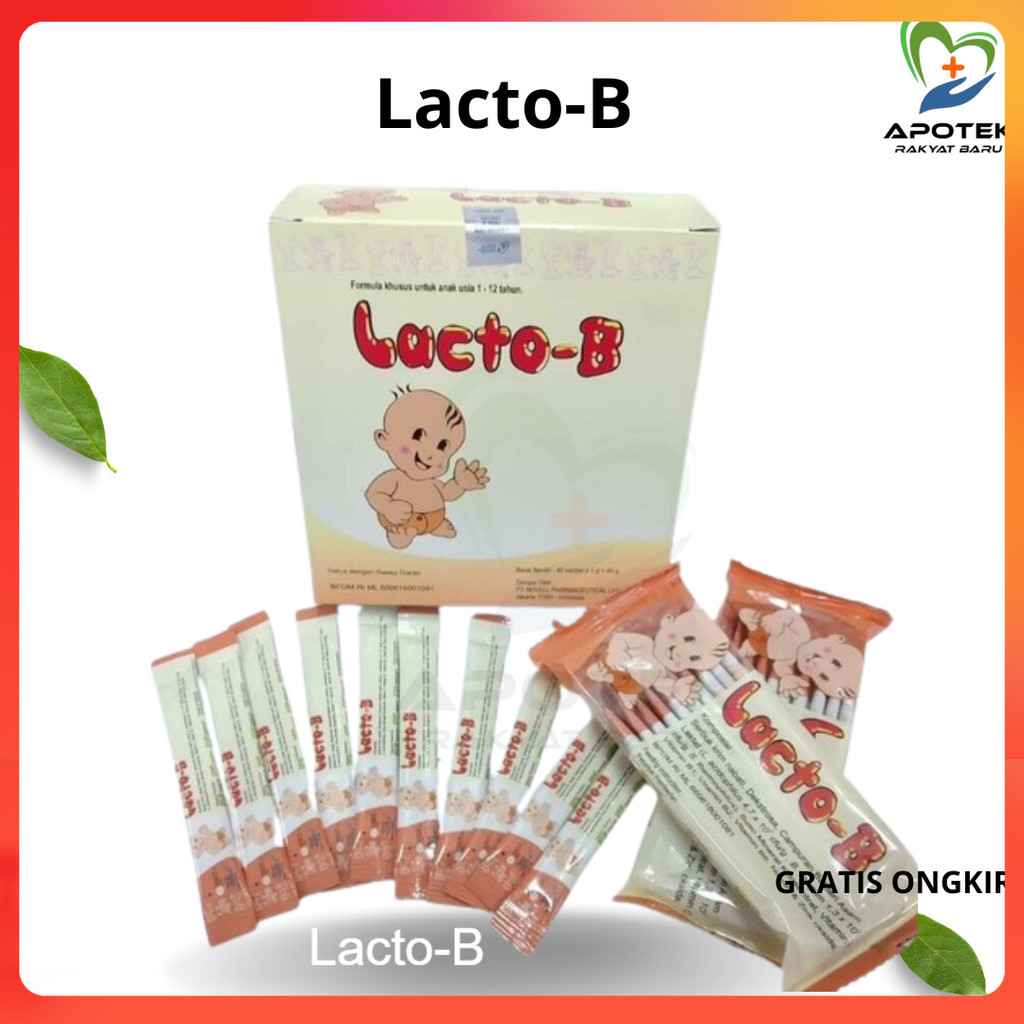 LACTO B Lactobe Obat Diare untuk Bayi dan Anak (1 sachet 1gr)