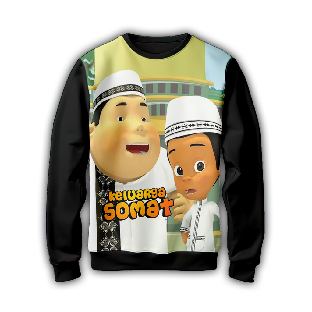 Sweater Anak Animasi Keluarga Somat Jaket 3D Kartun Keluarga Somat 06CD004 _SW Untuk Usia 1-12 Tahun