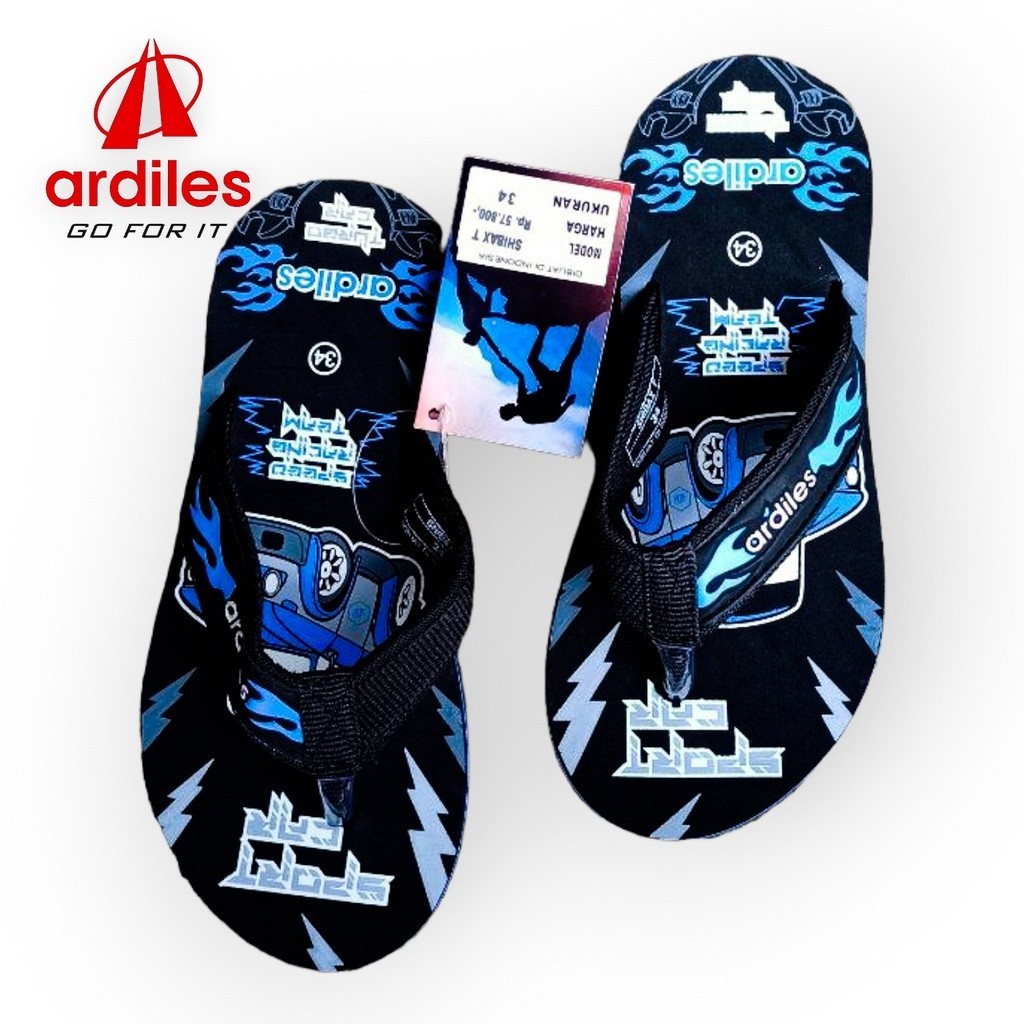 Ardiles Shibax Sandal Jepit Anak 5 Tahun 7 Tahun Sandal Lebaran Anak Kekinian