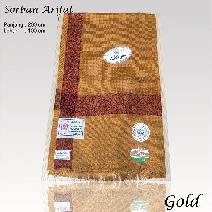 Sorban Arifat/ Rida / Sorban Hijau / sorban yasmine / Sorban Kashmiri - Biru