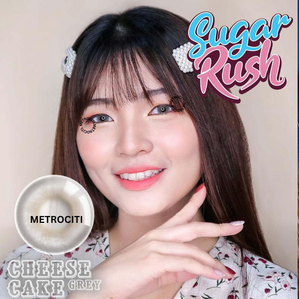 METROCIT Softlens SUGAR RUSH 14.2MM Softlens Coklat Minus , Softlens Minus , Softlens Normal , Softl