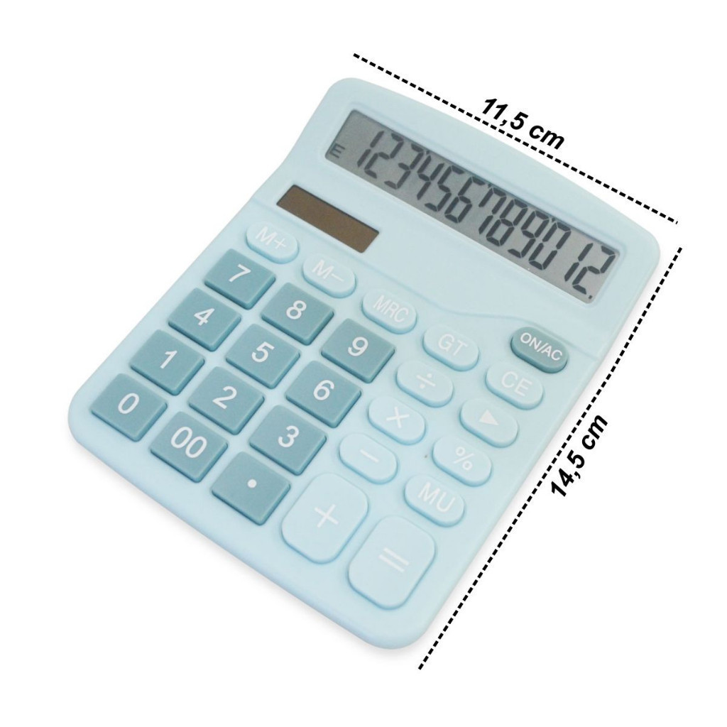 

Kalkulator Calculator Dexin DX-837B Korea Dagang Warna Pastel 12 Digit